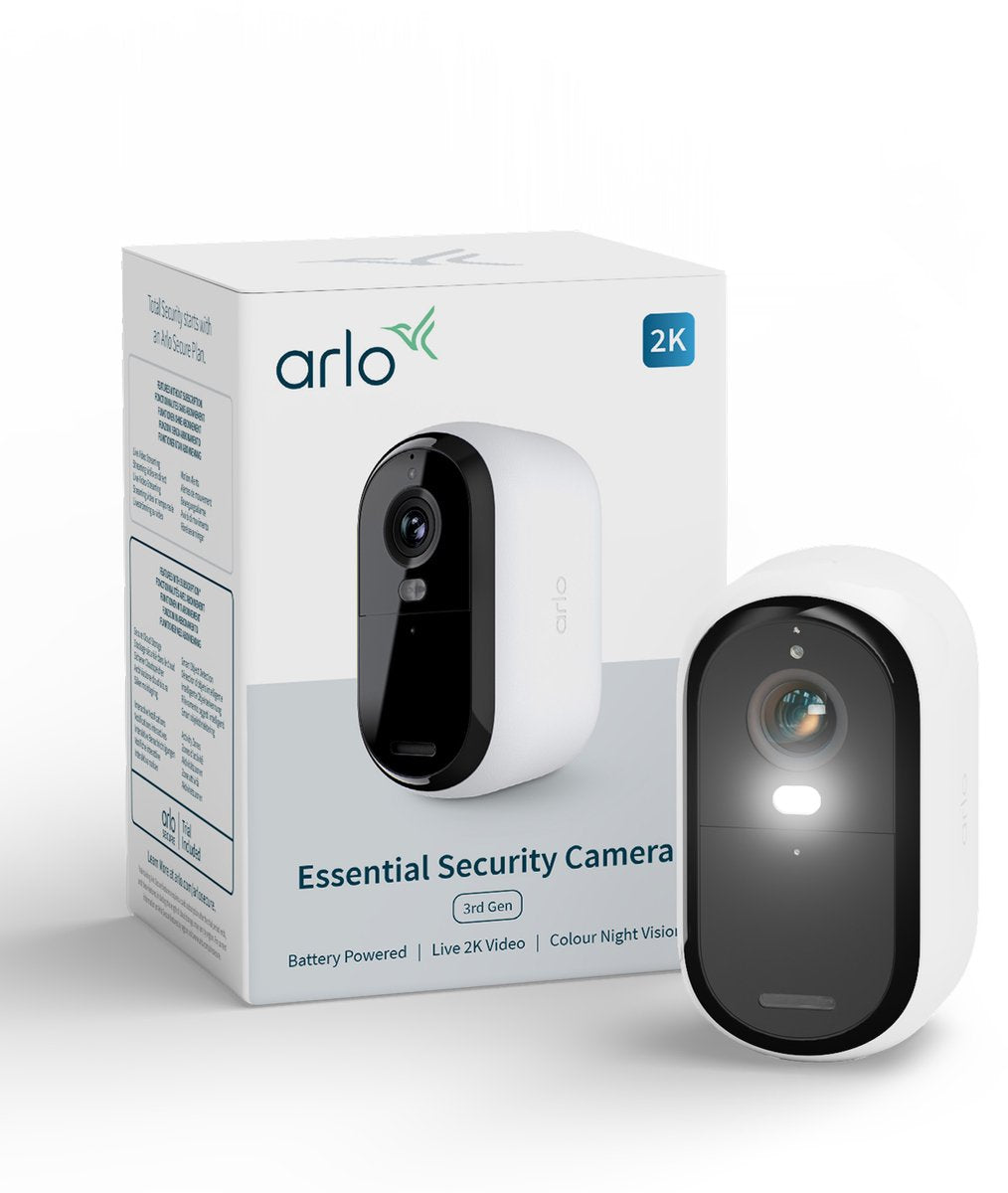 Arlo Essential 3 2K-beveiligingscamera – 1 camera