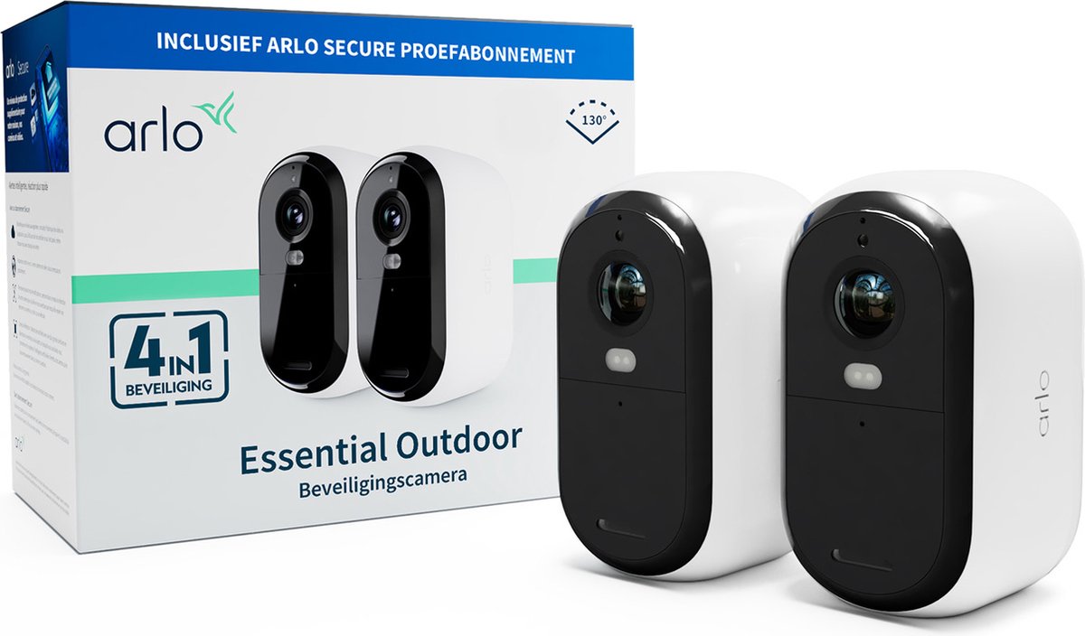 Arlo Essential HD Wireless Outdoor Security Camera - 2 IP cameras-0