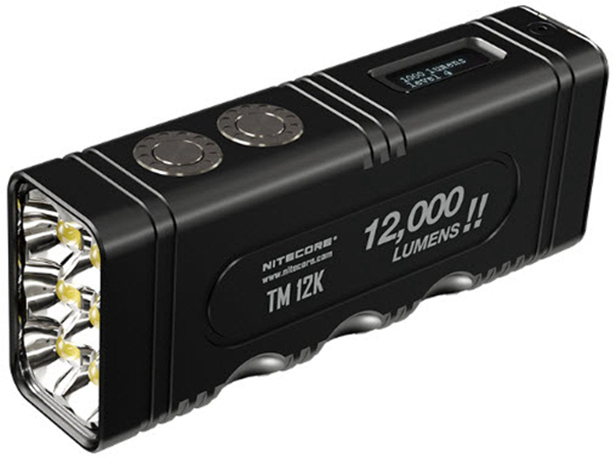 Nitecore tm12k rechargeable flashlight-0
