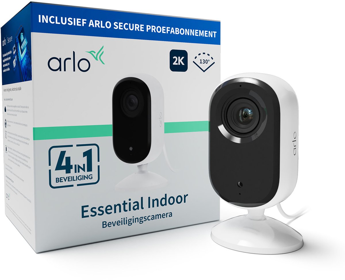 Arlo Essential2 2K security camera for indoors - 1 IP camera-0