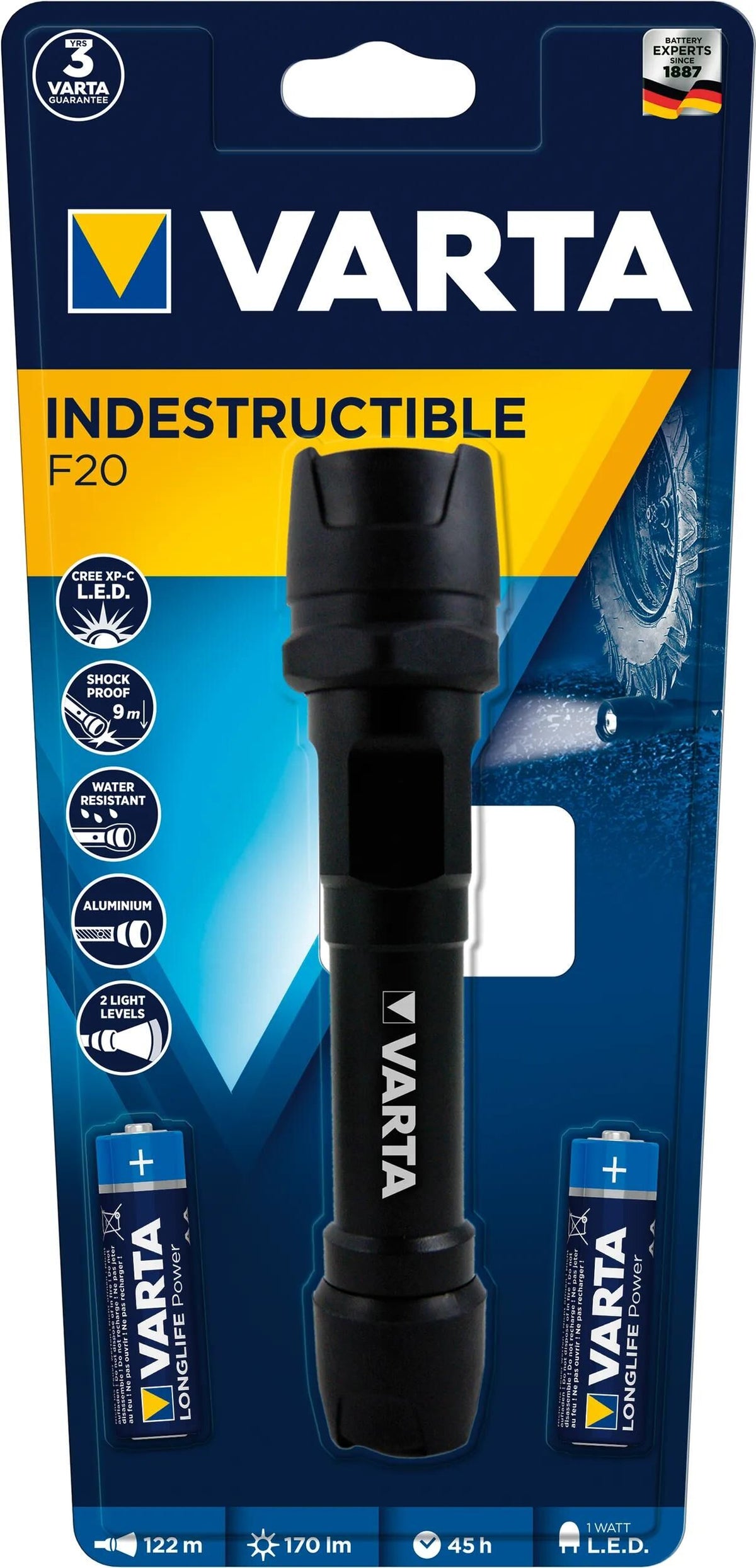 Varta flashlight Indestructible F20 Varta Indestructible F20 flashlight-0