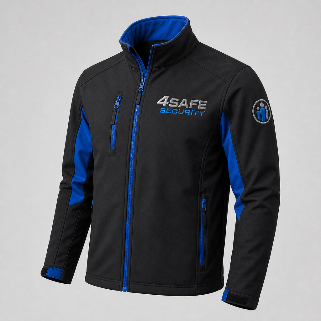 Bedrukte softshell werkjas – 4Safe Pro