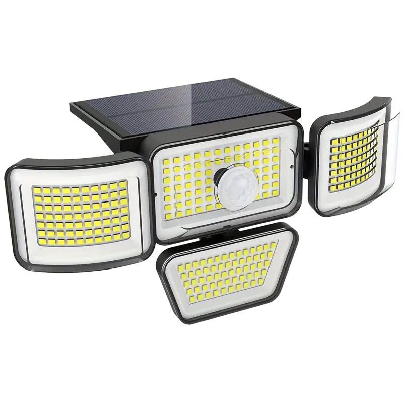 278LEDs Solar Outdoor Motion Sensor Security Flood Lights