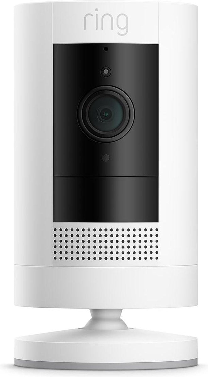 Ring stick up cam battery - security camera - wireless - white-0