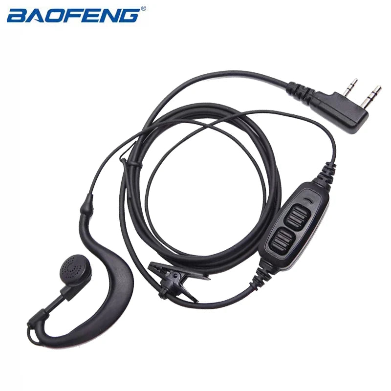 Dual-PTT portofoonoortje voor Baofeng UV-82