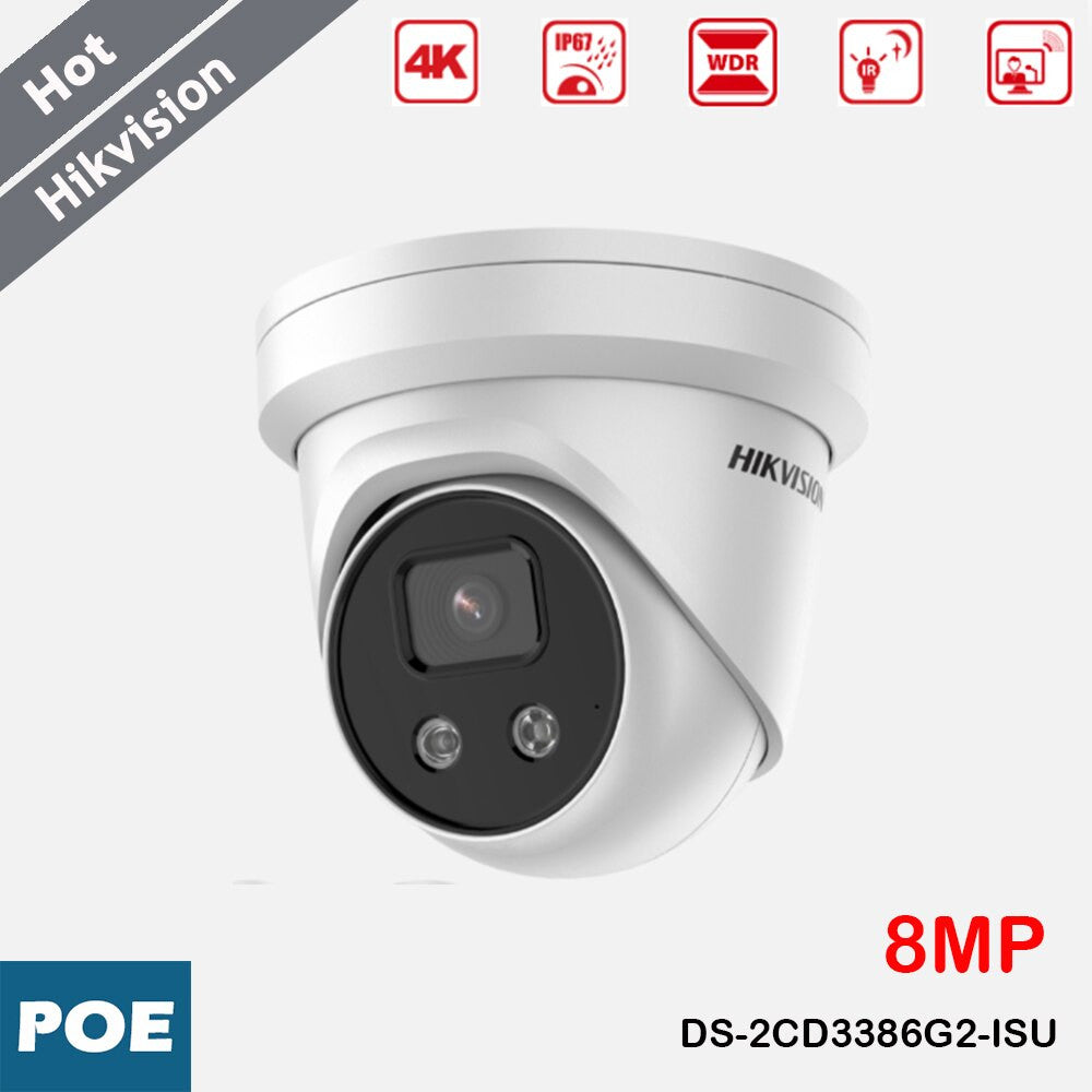 Hikvision 8MP IP Camera 4K Waterproof Security Camera AcuSense DarkFighter-0