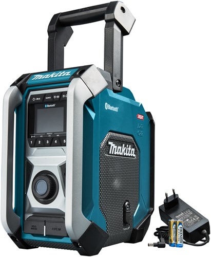 Makita MR006GZ bouwradio met FM, AM en Bluetooth – zonder accu en lader